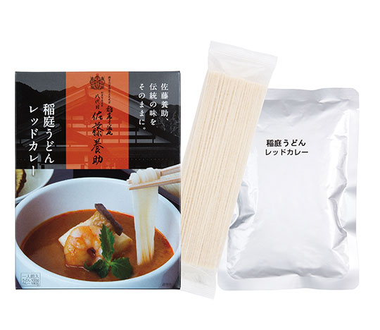 稲庭うどん レッドカレー（うどん：100ｇ、レッドカレー：180ｇ）【RCR63】