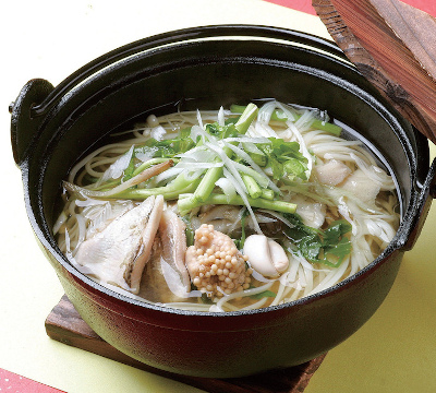 レシピ・ハタハタしょっつる稲庭うどん